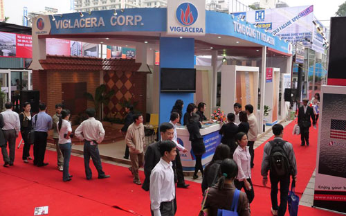 Nhiều doanh nghiệp xây dựng, bất động sản có tên tuổi trong và ngoài nước sẽ tham dự Vietbuild 2014.<br>