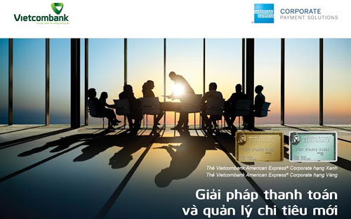 Thẻ tín dụng công ty Vietcombank American Express đưa ra những hỗ trợ 
tối đa về tài chính cho các tổ chức, doanh nghiệp với thời gian ân hạn 
miễn lãi lên tới 57 ngày.<br>