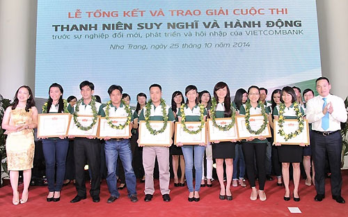 Vietcombank dự kiến sẽ ứng dụng cụ thể các ý tưởng, giải pháp được chọn trong 1-2 năm tới.<br>