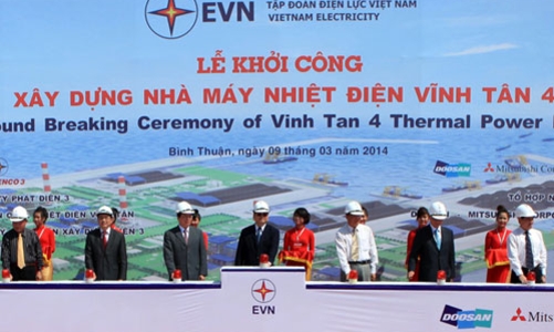 Hơn 36.000 tỷ xây nhà máy nhiệt điện Vĩnh Tân 4