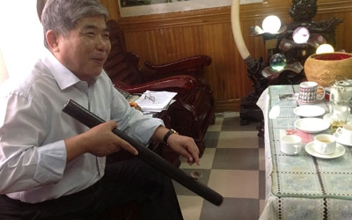 Ông là Lê Thanh Thản, Giám đốc Công ty tư nhân xây dựng số 1 Lai Châu.