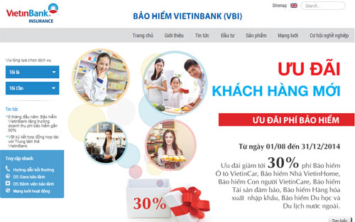 VBI đã chính thức ra mắt website mới http://vbi.vietinbank.vn với mong 
muốn mang đến cho khách hàng, nhà đầu tư và đối tác một website giao 
diện mới, hiện đại, gần gũi và nhiều tiện ích hơn với người sử dụng.