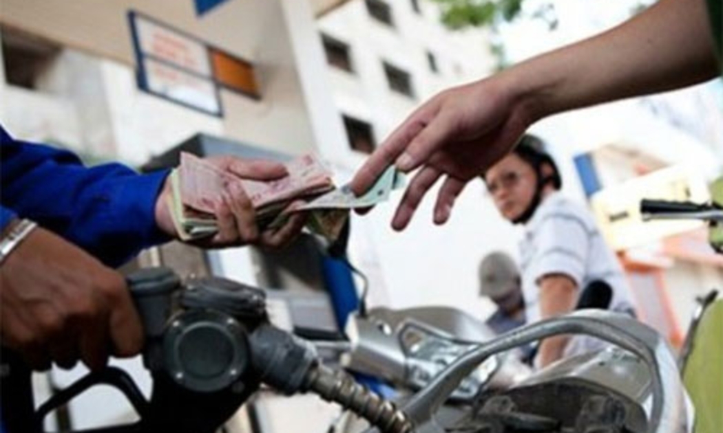 Một cửa hàng xăng dầu.