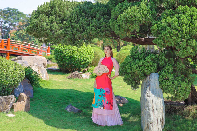 Chọn áo dài Tết cùng hai nàng Á hậu Phương Anh, Ngọc Thảo - Ảnh 6.