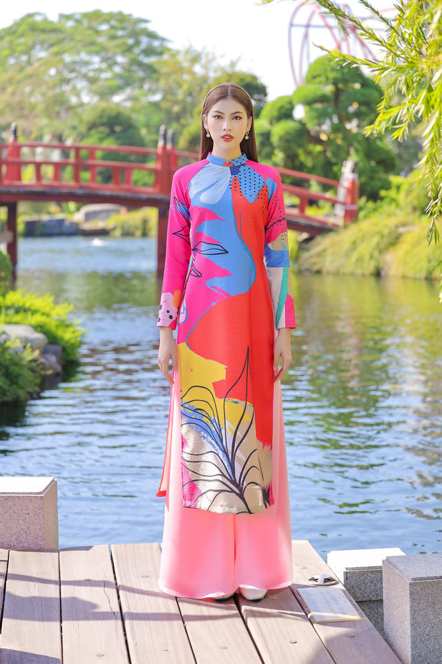 Chọn áo dài Tết cùng hai nàng Á hậu Phương Anh, Ngọc Thảo - Ảnh 7.