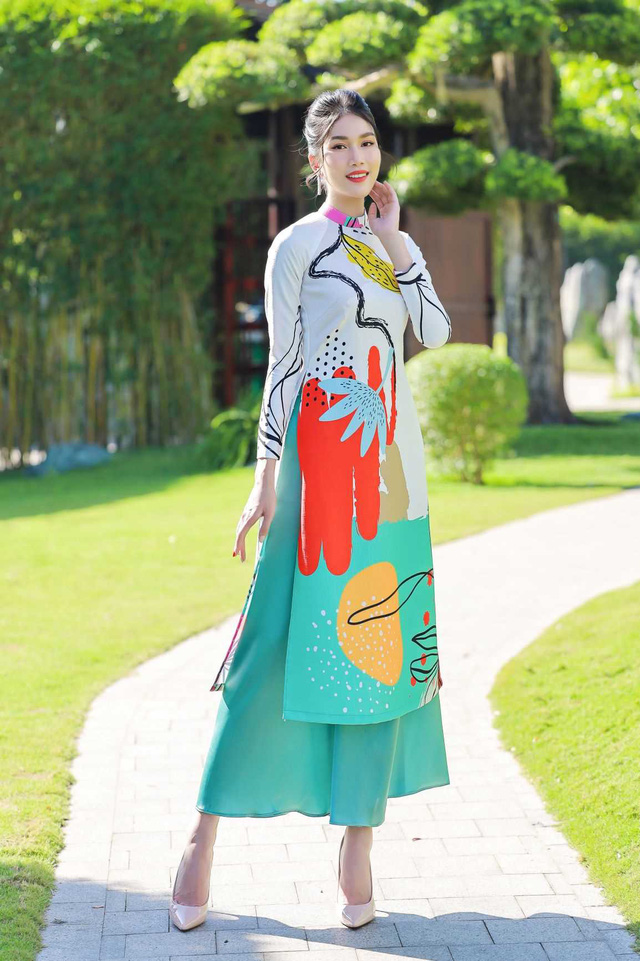 Chọn áo dài Tết cùng hai nàng Á hậu Phương Anh, Ngọc Thảo - Ảnh 4.