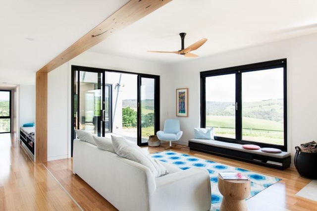 10 không gian hiện đại được décor với quạt trần - Ảnh 1.