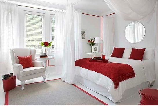 19 thiết kế phòng ngủ với tông đỏ rực rỡ - Ảnh 2.