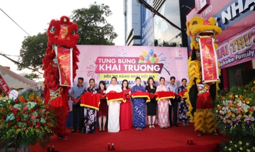 Sakuko Việt Nam khai trương siêu thị thứ 2 tại tỉnh Vĩnh Phúc