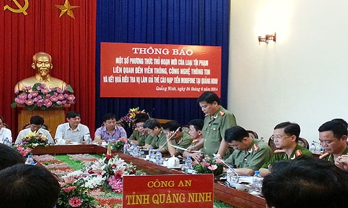Mang hàng chục nghìn thẻ cào giả rút 35 tỷ đồng từ ngân hàng