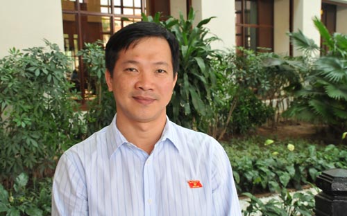 Chủ tịch Hội Doanh nhân trẻ Việt Nam - đại biểu Quốc hội Mai Hữu Tín - Ảnh: MĐ.<br>