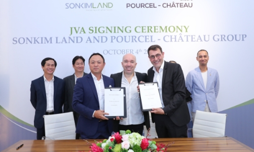 SonKim Land bắt tay với thương hiệu ẩm thực Pourcel Château