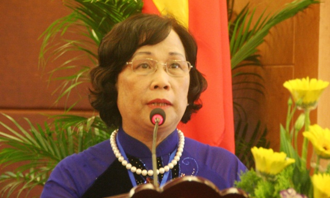 Bộ trưởng Bộ Lao động - Thương binh và Xã hội Phạm Thị Hải Chuyền.<br>