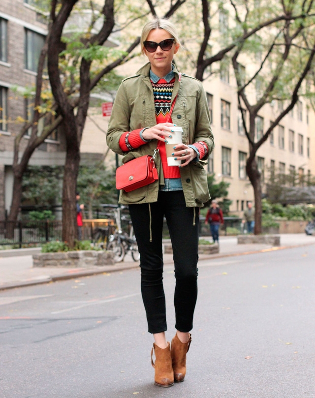 Thử phá cách với thời trang nhà binh - Ảnh 2.