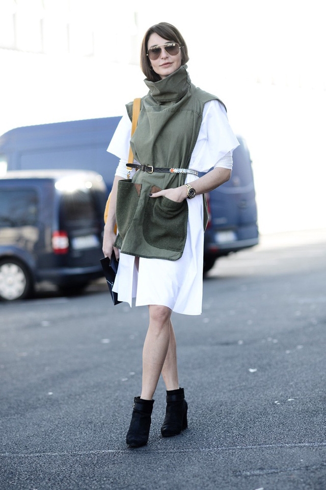 Thử phá cách với thời trang nhà binh - Ảnh 7.