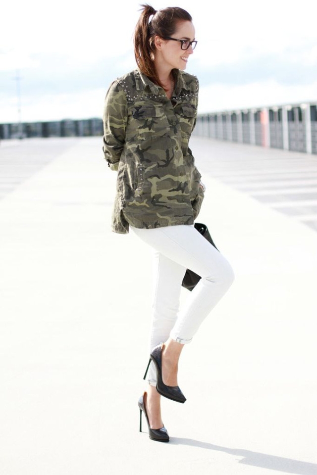 Thử phá cách với thời trang nhà binh - Ảnh 8.