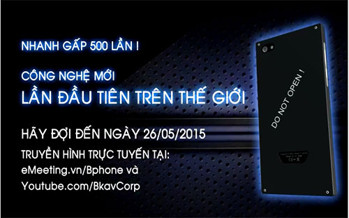 Chưa rõ công nghệ truyền dữ liệu không dây tầm gần của điện thoại Bphone là gì nhưng Bkav cho biết sẽ nhanh hơn gấp 500 lần so với công nghệ NFC.