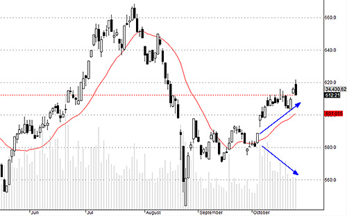 HSX30 thể hiện động lực rất kém trong đợt tăng này, thiếu vắng thanh khoản trầm trọng và chỉ tăng nhờ số ít các cổ phiếu trụ.
