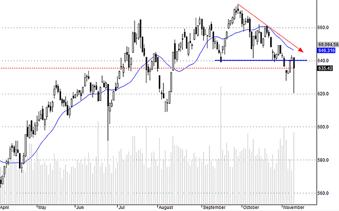 HSX30 vẫn đang trong tình trạng tiêu cực.