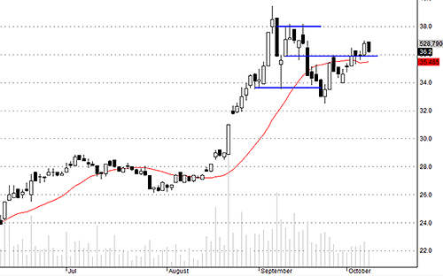 TCM đang tích lũy quanh 36.