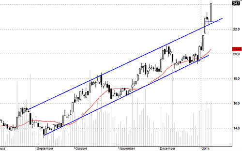 TCM có một phiên giao dịch cực mạnh hôm nay.