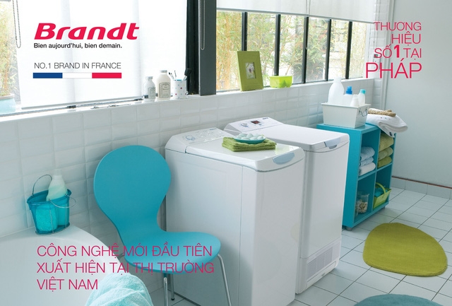 Máy giặt sấy cửa trên – lồng ngang Brandt hoàn toàn mới - Ảnh 1.