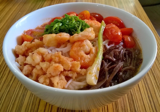 Bún tôm, món ăn giải ngán - Ảnh 4.