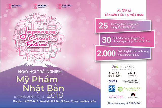 Ngày hội trải nghiệm mỹ phẩm Nhật Bản 2018  - Ảnh 1.