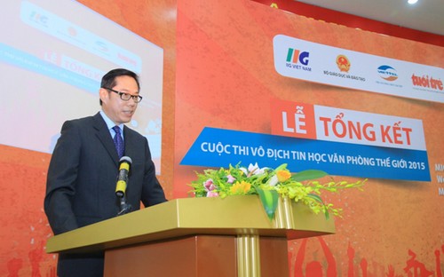 Đại diện cho Ban Tổ chức thế giới cuộc thi MOSWC 2015, ông Moses Wan đánh giá cao sự quan tâm của Viettel dành cho thế hệ trẻ.