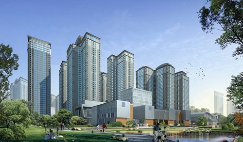 Phối cảnh dự án Goldmark City.