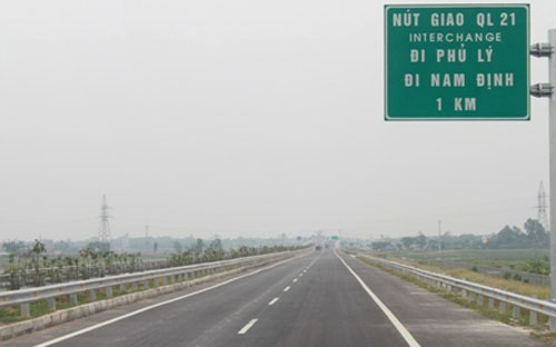 Đường cao tốc Cầu Giẽ - Ninh Bình.<br>