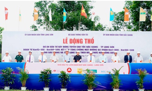 Hơn nửa tỷ USD làm cao tốc Bắc Giang - Lạng Sơn