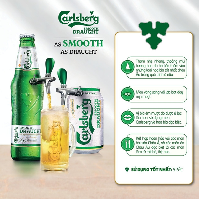 Chính thức ra mắt sản phẩm Carlsberg Smooth Draught tại Việt Nam - Ảnh 2.
