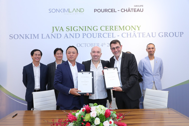 SonKim Land bắt tay với thương hiệu ẩm thực Pourcel Château - Ảnh 2.