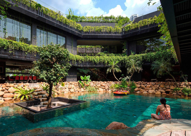 Chiêm ngưỡng biệt thự xanh đáng kinh ngạc ở Singapore - Ảnh 1.