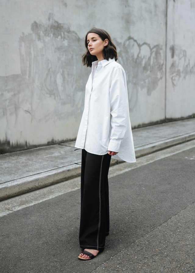 Nổi bật với bộ trang phục mang tông màu đen – trắng - Ảnh 4.