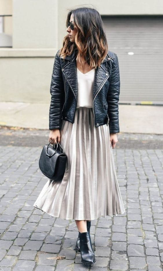 6 cách kết hợp để diện áo jacket da cho thật chất - Ảnh 3.