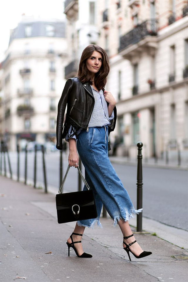 6 cách kết hợp để diện áo jacket da cho thật chất - Ảnh 10.