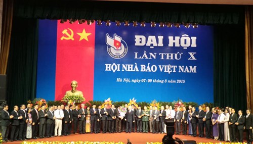 Đại hội đã đề ra 11 nhiệm vụ trọng tâm giai đoạn 2015-2020 và bầu Ban Chấp hành Hội Nhà báo Việt Nam khóa 10 nhiệm kỳ 2015-2020, gồm 57 người. <br>