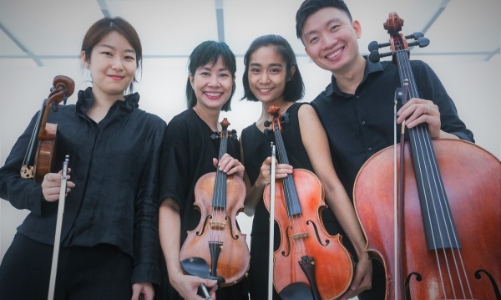 Chương trình hòa nhạc sân vườn với tứ tấu đàn dây