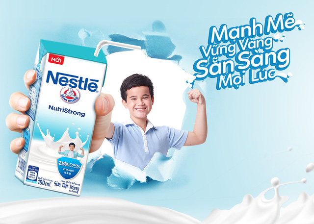 NESTLÉ RA MẮT SỮA TIỆT TRÙNG MỚI ĐẢM BẢO 25% NHU CẦU CANXI MỖI NGÀY CỦA TRẺ - Ảnh 1.