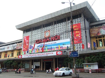 Một góc ga Hà Nội.<br>