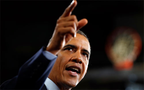 Tổng thống Mỹ Barack Obama.<br>