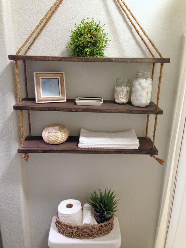 10 ý tưởng để tự décor phòng tắm nhỏ - Ảnh 1.