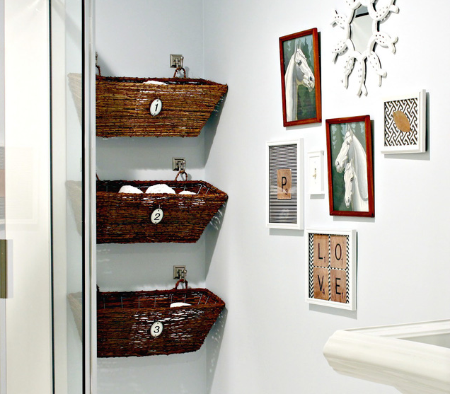 10 ý tưởng để tự décor phòng tắm nhỏ - Ảnh 3.