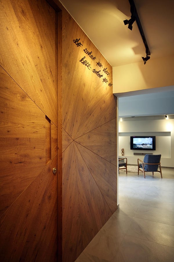 Những mảng tường gỗ gây ấn tượng mạnh - Ảnh 6.