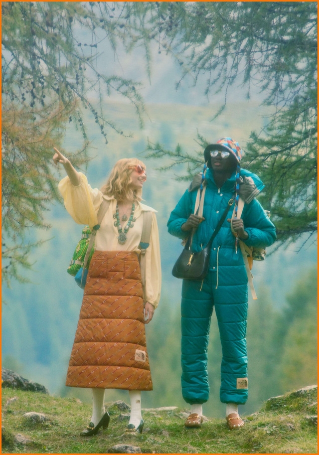 BST thời trang dã ngoại của Gucci và The North Face - Ảnh 4.