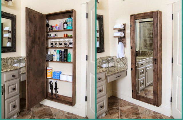 10 ý tưởng để tự décor phòng tắm nhỏ - Ảnh 4.