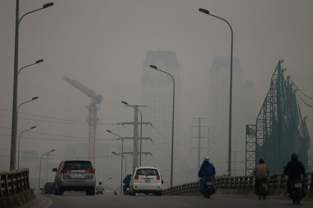 Cảnh báo ô nhiễm không khí báo động tại nhiều tỉnh phía Bắc - Ảnh 1.