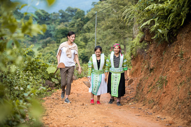 Hoa hậu Lương Thùy Linh thực hiện dự án nhân ái tại Cao Bằng - Ảnh 3.